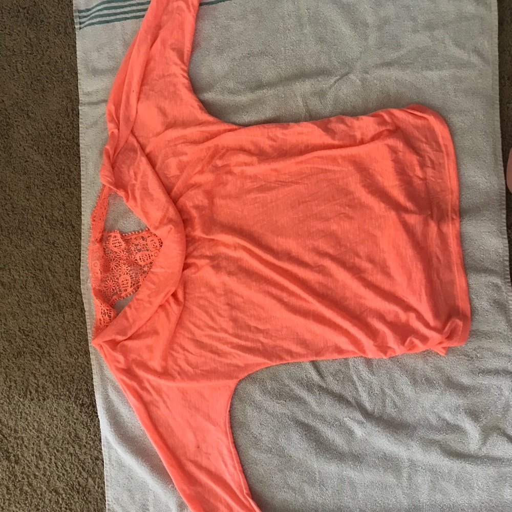 Orange 3/4 sleeves